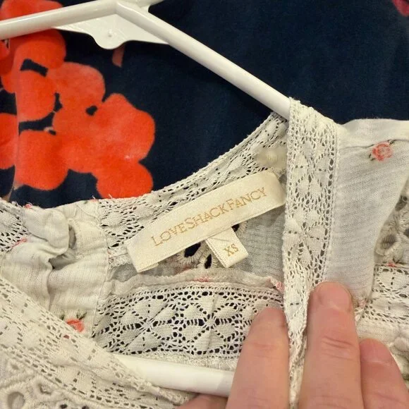LoveShackFancy Tilda Top in French Cream XS - Picture 7 of 11